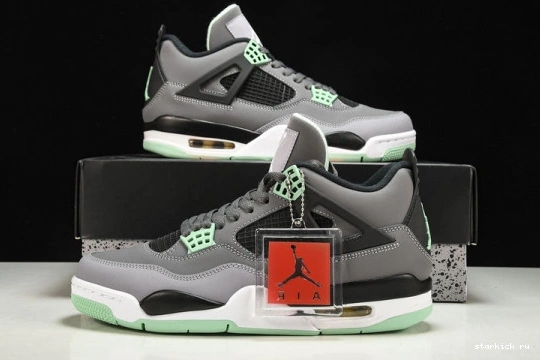 Green 308497-033 4 Air Glow Jordan Retro 308497-033 0217